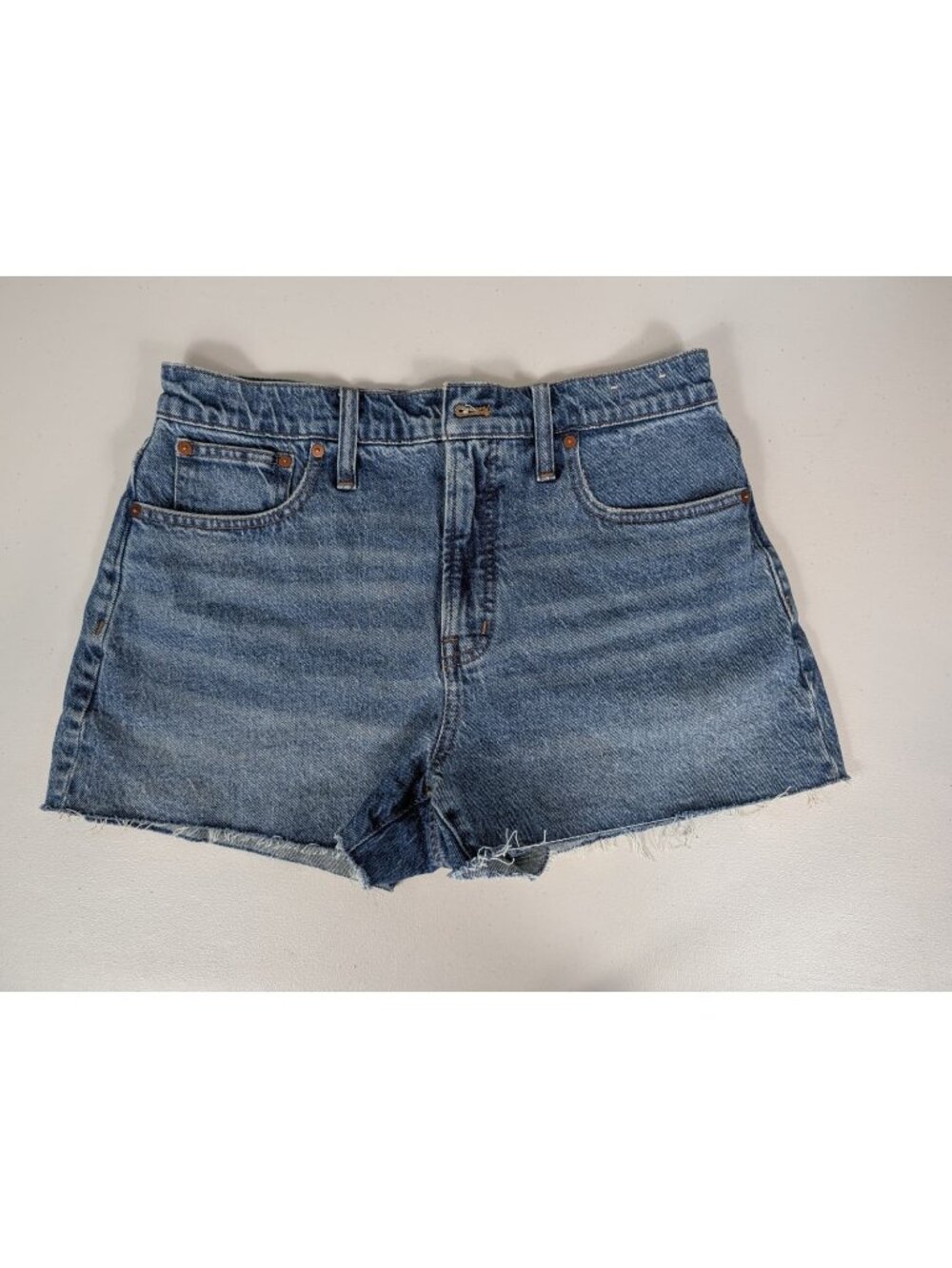Madewell The Perfect jean short in blue high rise fit women's size 30